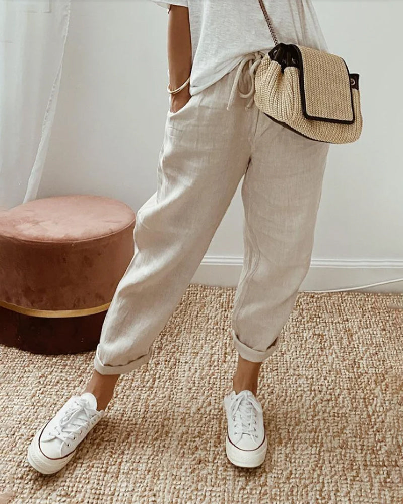 Pantaloni Fluidi Confortevoli ed Eleganti