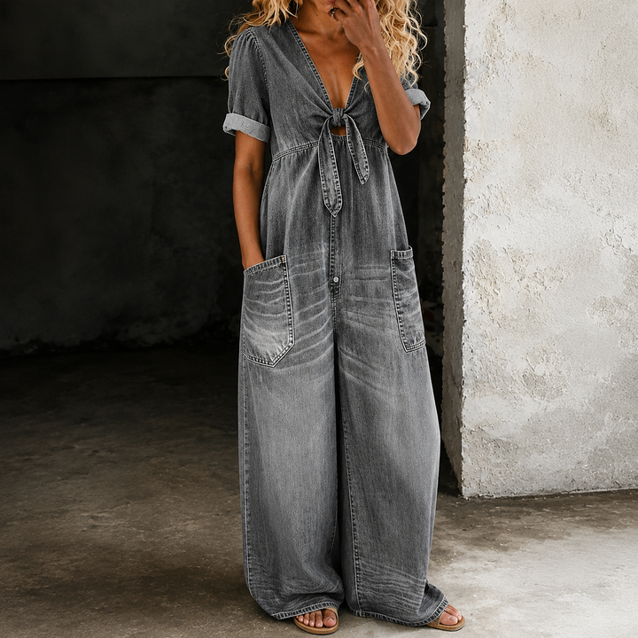The Aurora Denim Jumpsuit