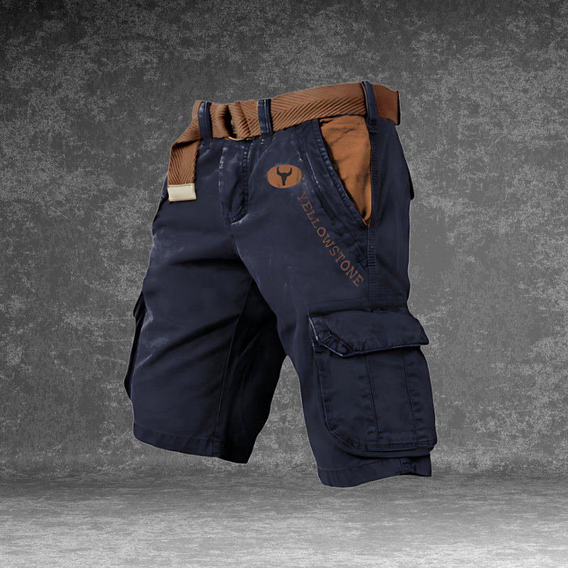 Rovani | Pantaloncini cargo da uomo con 6 tasche