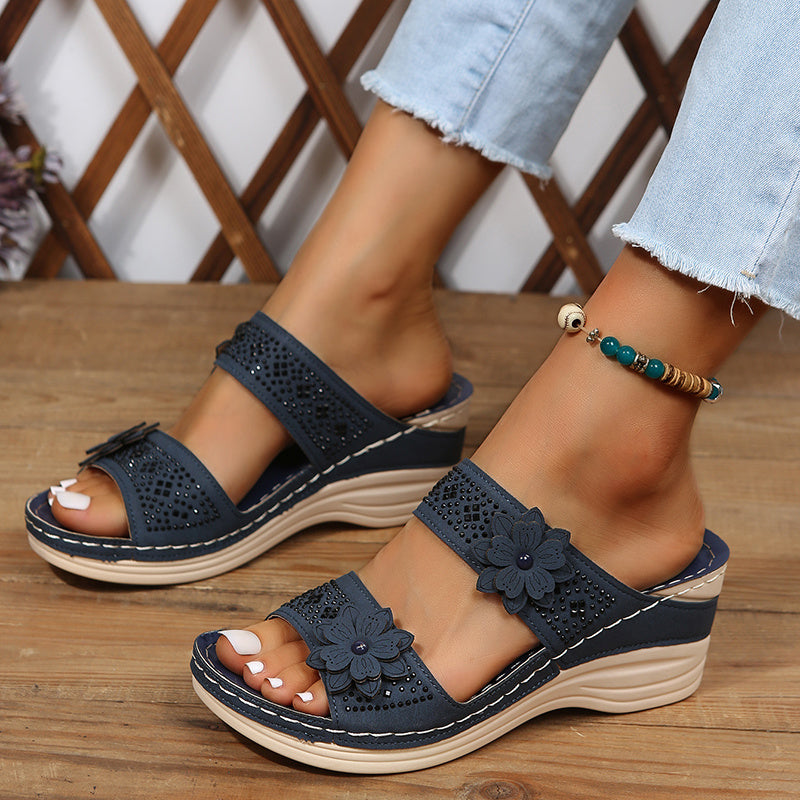 RovaniMilano | Sandali Comfort con Zeppa Suzanne