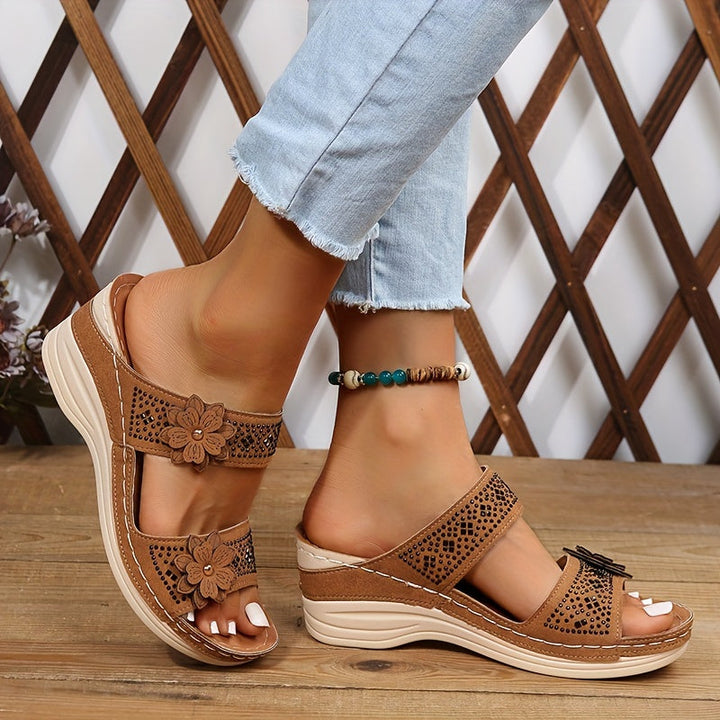 RovaniMilano | Sandali Comfort con Zeppa Suzanne