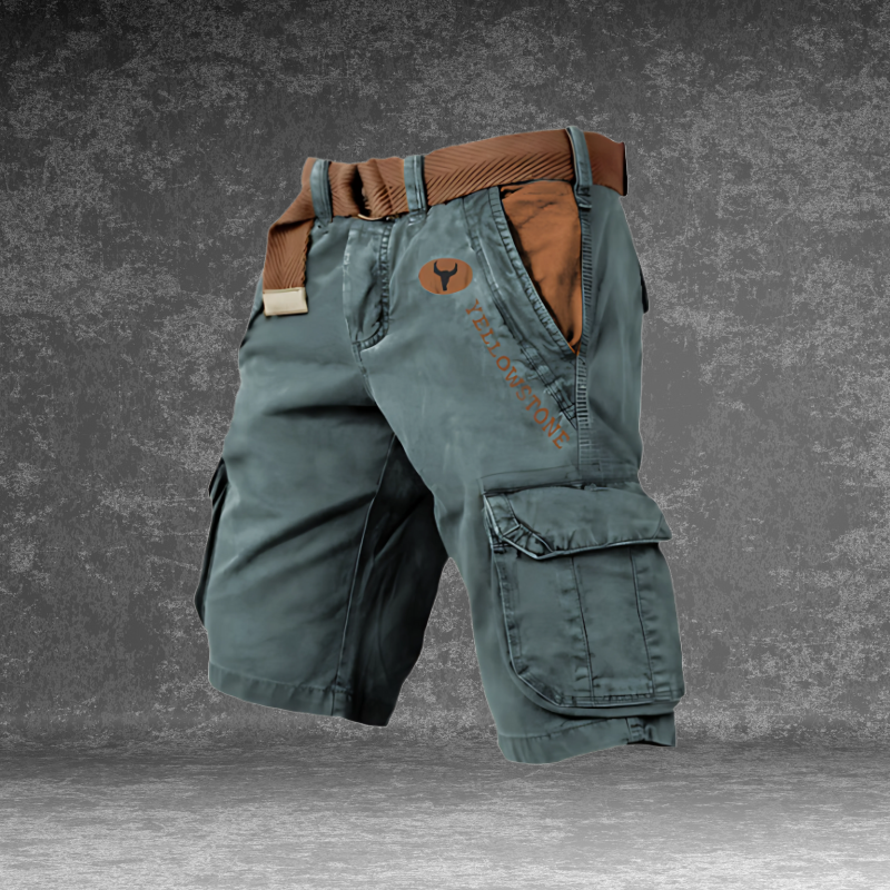 Rovani | Pantaloncini cargo da uomo con 6 tasche