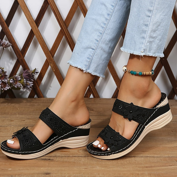 RovaniMilano | Sandali Comfort con Zeppa Suzanne