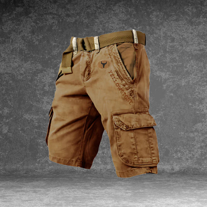 Rovani | Pantaloncini cargo da uomo con 6 tasche