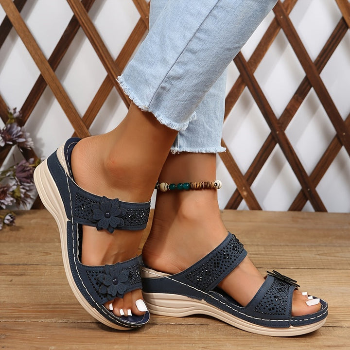 RovaniMilano | Sandali Comfort con Zeppa Suzanne