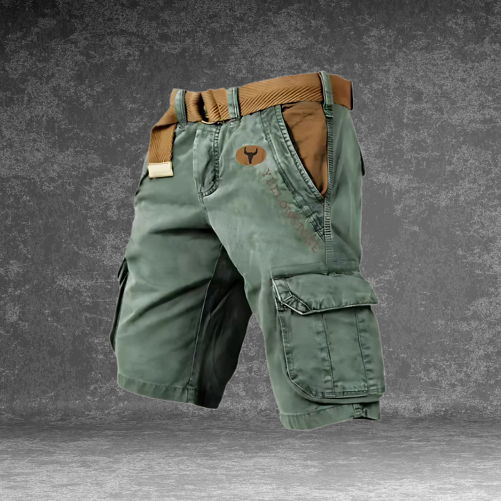 Rovani | Pantaloncini cargo da uomo con 6 tasche