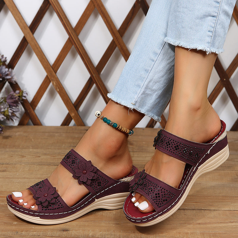 RovaniMilano | Sandali Comfort con Zeppa Suzanne
