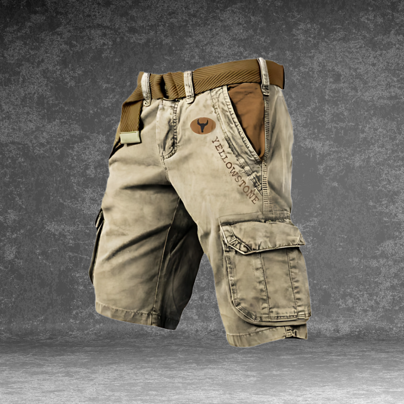 Rovani | Pantaloncini cargo da uomo con 6 tasche