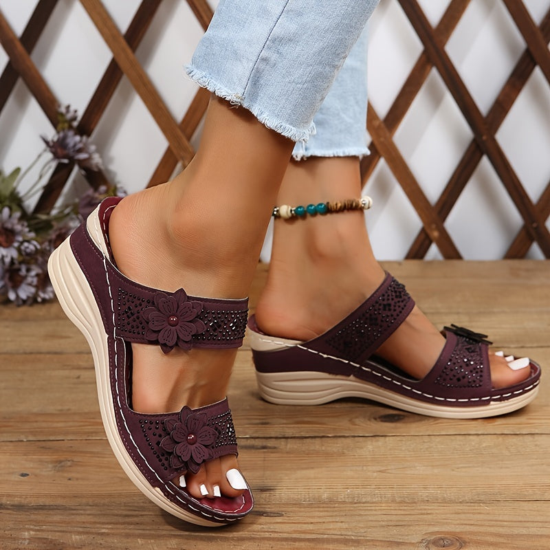 RovaniMilano | Sandali Comfort con Zeppa Suzanne