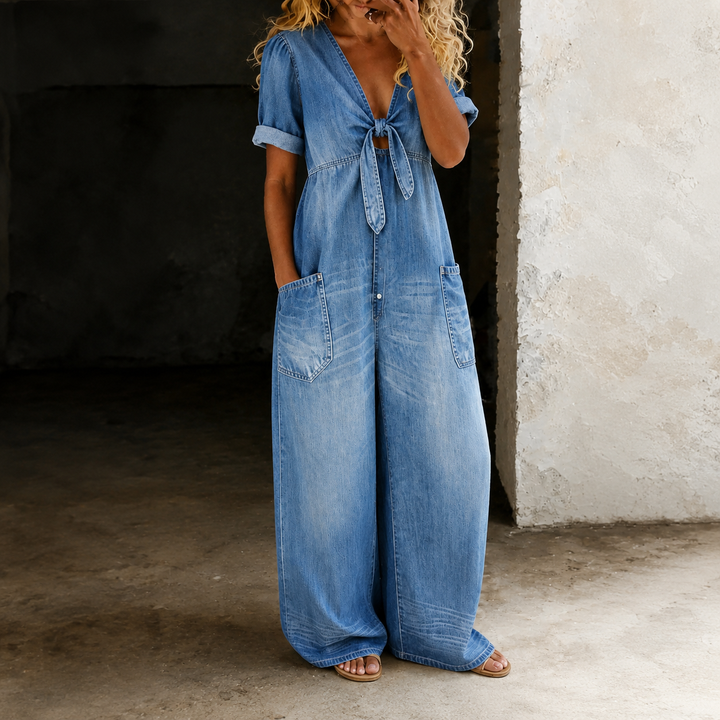 The Aurora Denim Jumpsuit