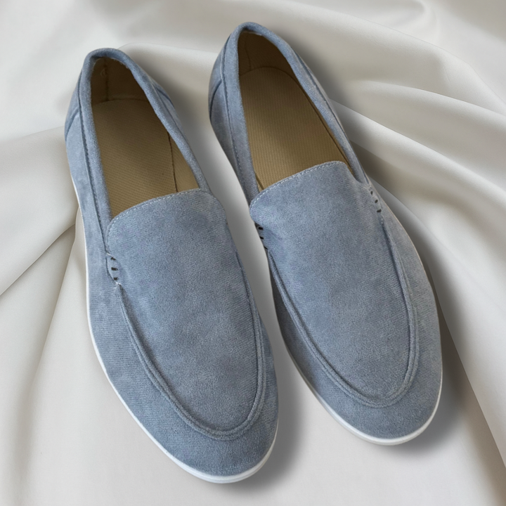 Eleganti mocassini in suede