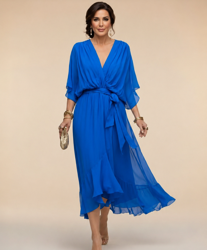 Monica | Abito con scollo a V