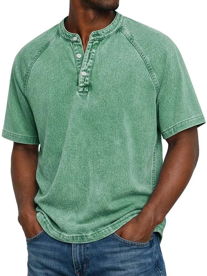 Rovani | Camicia vintage da uomo con bottoni