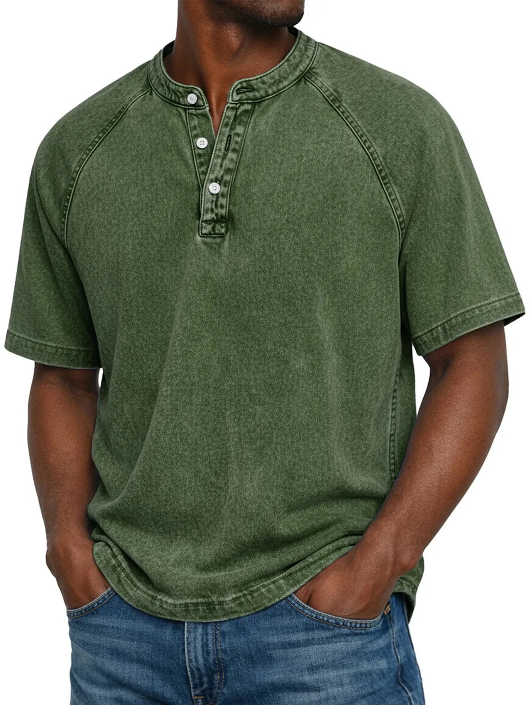 Rovani | Camicia vintage da uomo con bottoni