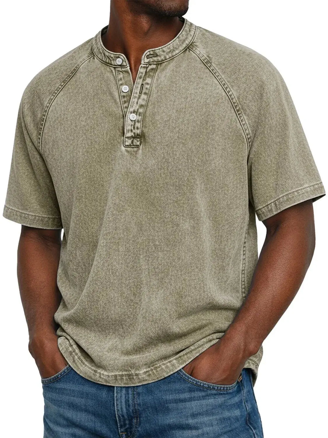 Rovani | Camicia vintage da uomo con bottoni