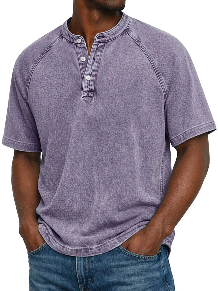 Rovani | Camicia vintage da uomo con bottoni