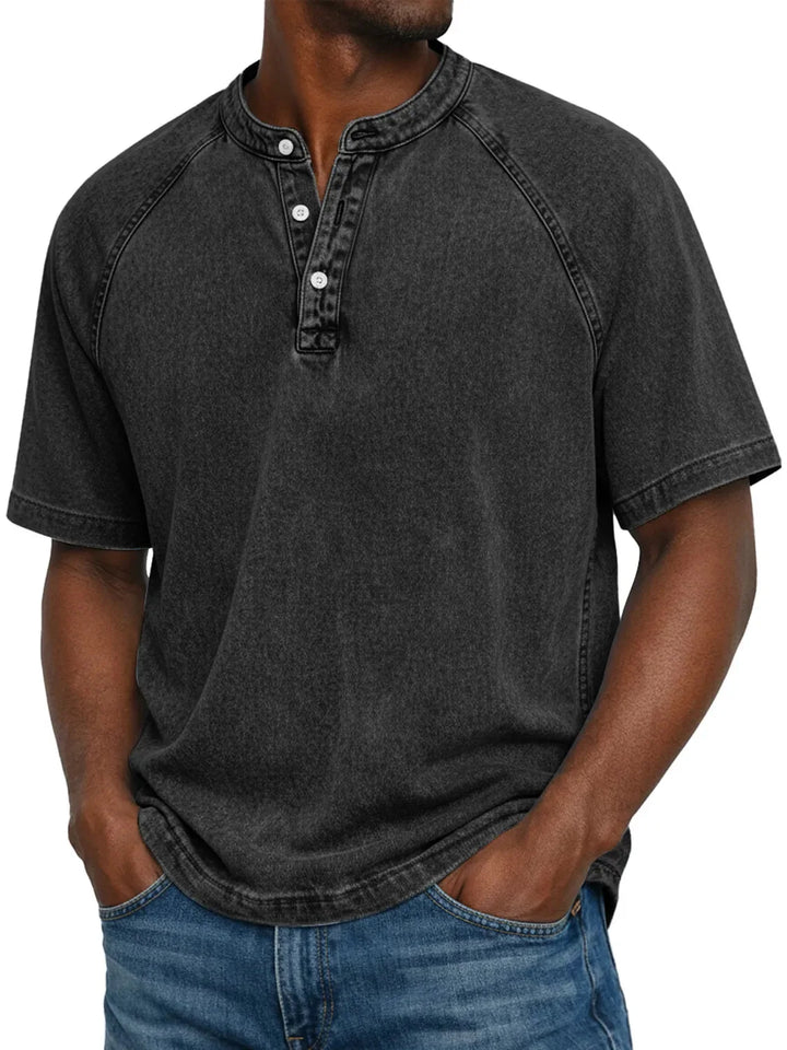 Rovani | Camicia vintage da uomo con bottoni
