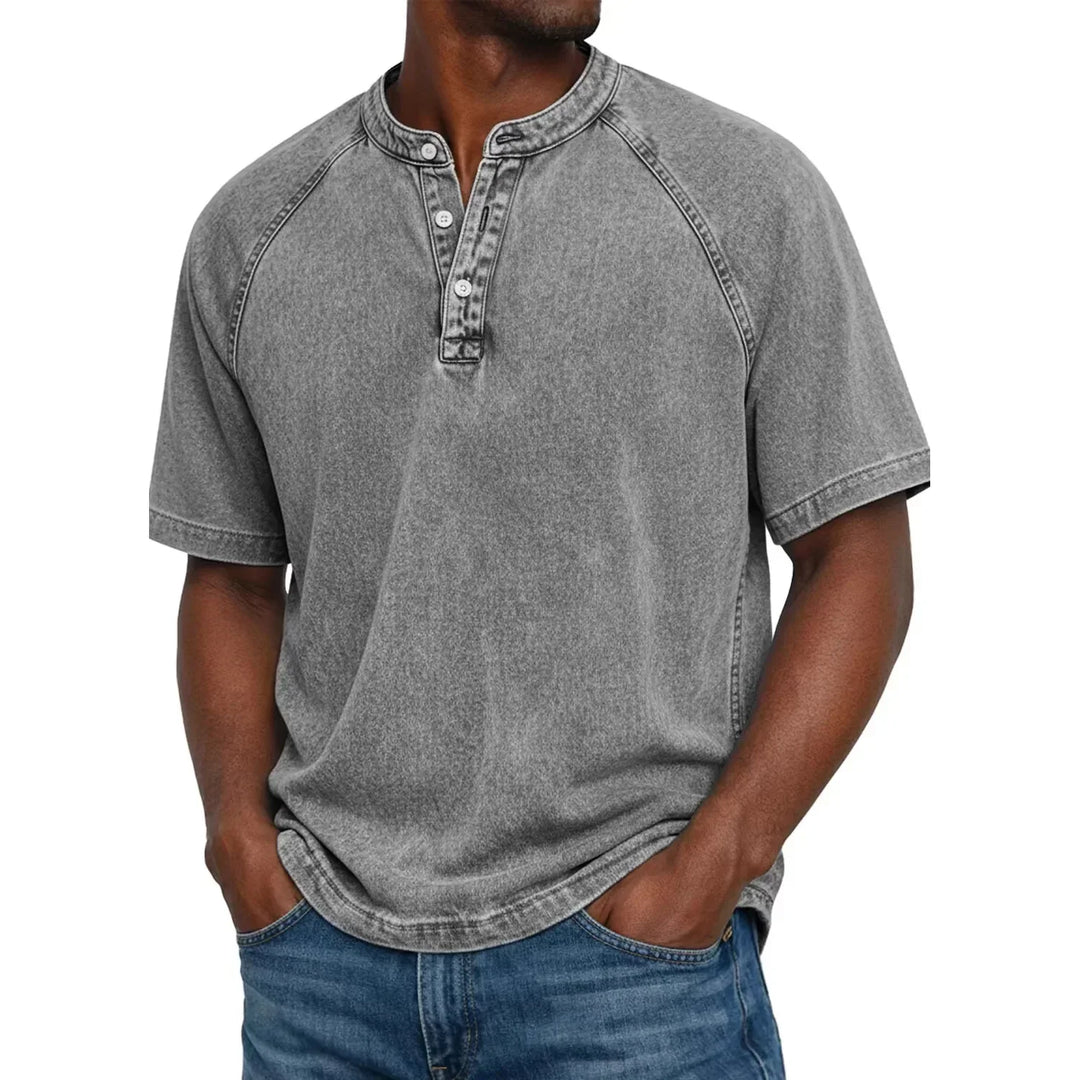 Rovani | Camicia vintage da uomo con bottoni