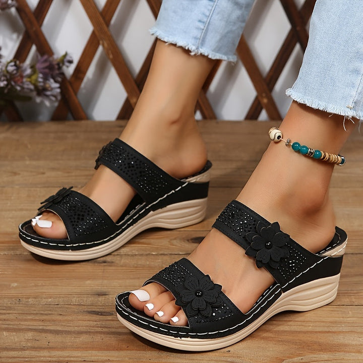 RovaniMilano | Sandali Comfort con Zeppa Suzanne